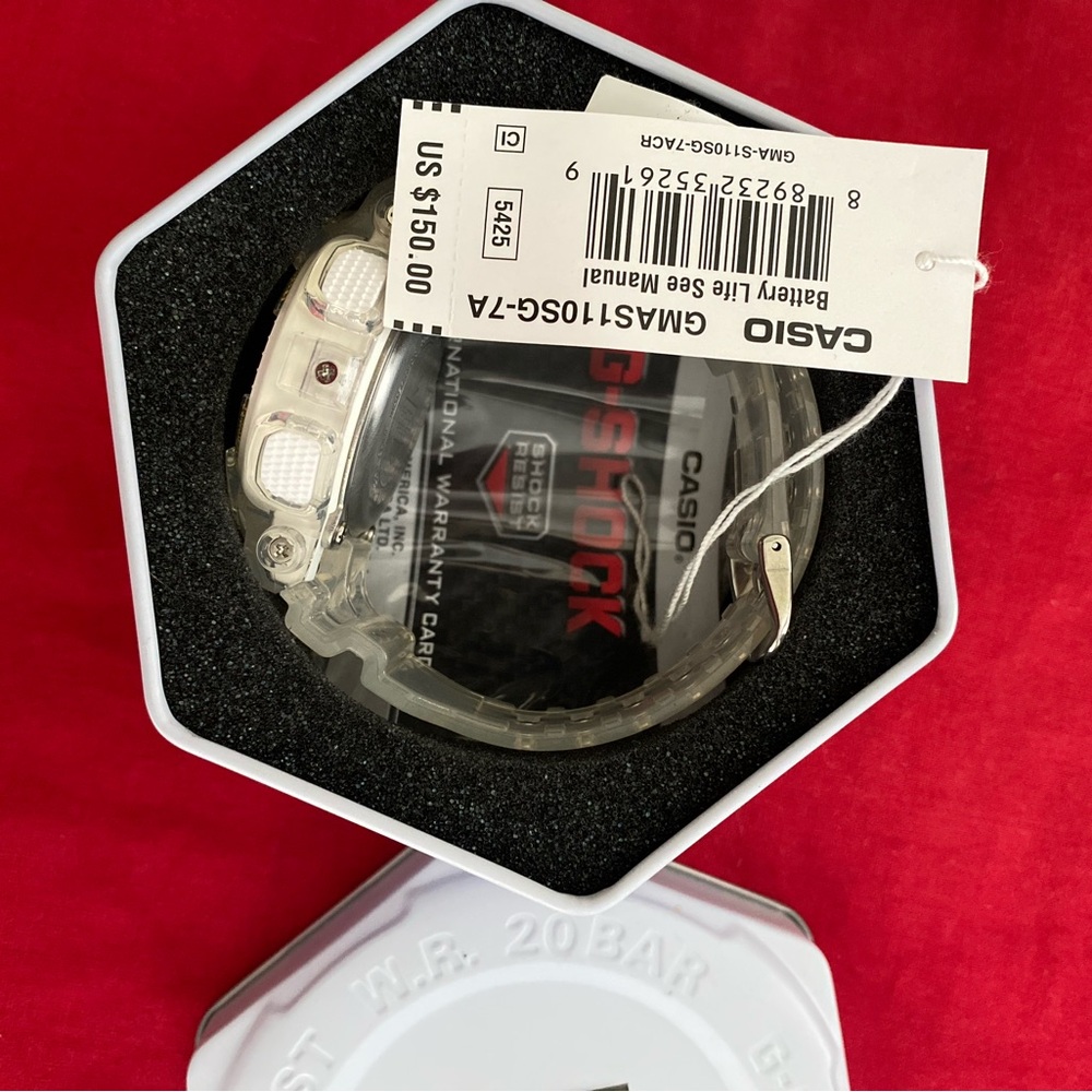 Casio G-Shock Clear Resin Watch